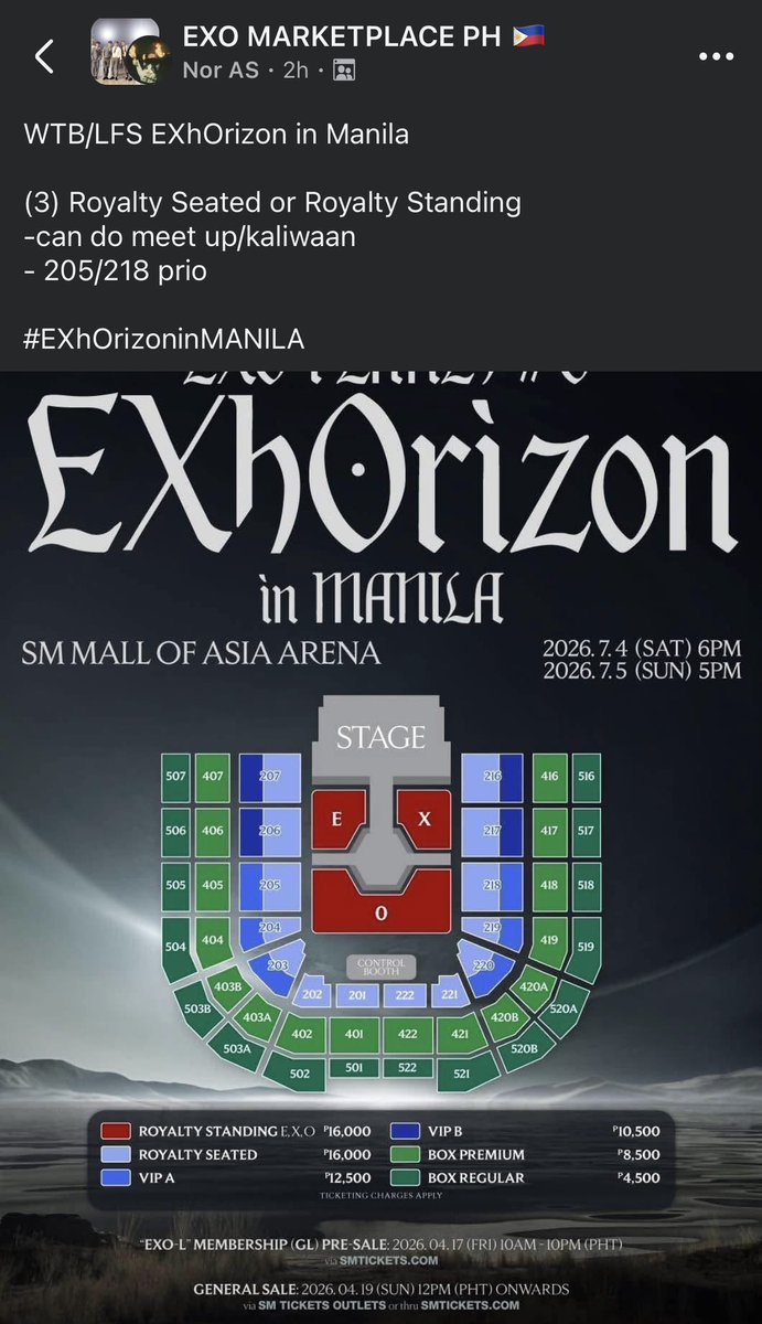 _bambibaek's tweet photo. EXO Planet is doomed 💀💀💀 Di mawawala scalpers kung patuloy kayong bibili sa scalpers. Lala. https://t.co/iXZH8BzlyI
