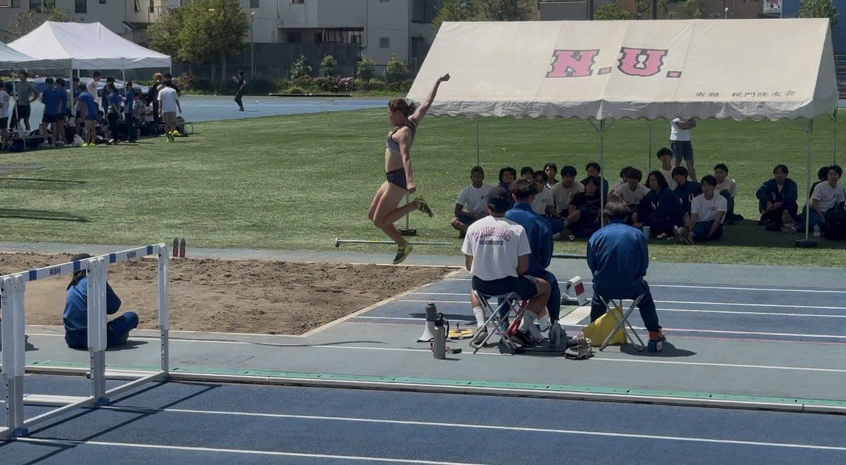SUN__PRIDE2022's tweet photo. 【SUNPRIDE TC】
4/19(日)日大競技会

走幅跳
山田きらり　6m11 PB
2026日本選手権参加標準記録突破㊗️

一言コメント
『デビュー戦自己ベスト出て嬉しいです。まだまだ頑張ります！』
#sunpride #スポンサー #スパイラル株式会社 #リックキッズ株式会社 #akabane_car #windlope #K2project #日本選手権 https://t.co/SLG9SXCqfM