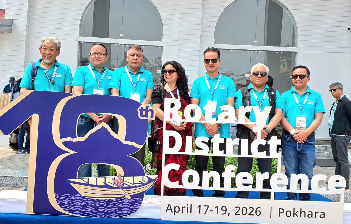 rumgurung's tweet photo. Day III !
Attending 18th District Conference, Rotary District 3292   at Pokhara Event Centre being held from 17 - 19 April 2026.

#rotaryinternational #RID3292 #ServiceAboveSelf #UniteForGood #createlastingimpact #DistrictConference #rcthehimalayangurkhas https://t.co/zR3bIQUR76