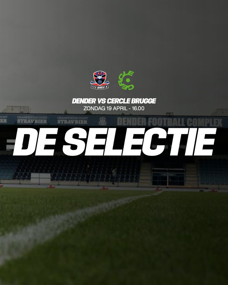 cercleofficial's tweet photo. ⚔️ Met 21 spelers richting Denderleeuw!
👉 Gary Magnée kampte deze week met een lichte blessure en is onvoldoende fit. Ook voor Ravych, Kakou, Nunes en Ouattara komt de partij te vroeg. Jong Cercle-speler Sebbe Gheerardyns is er op zijn beurt wel bij. 🟢⚫️ #DENCER https://t.co/IM1u2wWRgb
