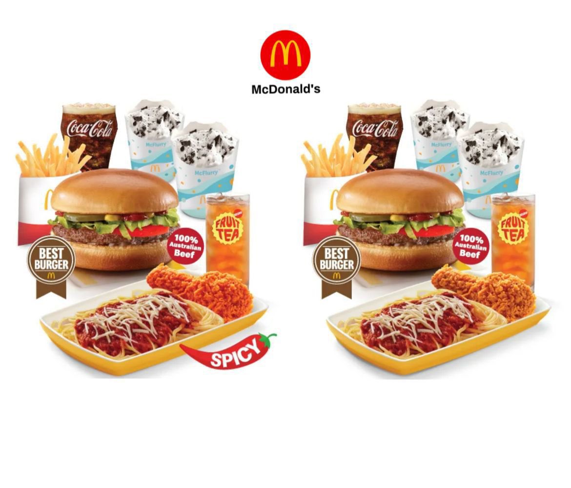 baccaorat's tweet photo. PROMO MCD

💵 145.000

4 McFlurry 
4 Minum
2 Burger
2 Kentang
2 Spagetty
2 Ayam ( Spicy / Ori )

✅delivery only

order by wa https://t.co/RI3x142VCn

#jasdor #jasaorder #promomcd #mcd #mekdi #promomekdi https://t.co/a5QQHB8bpK