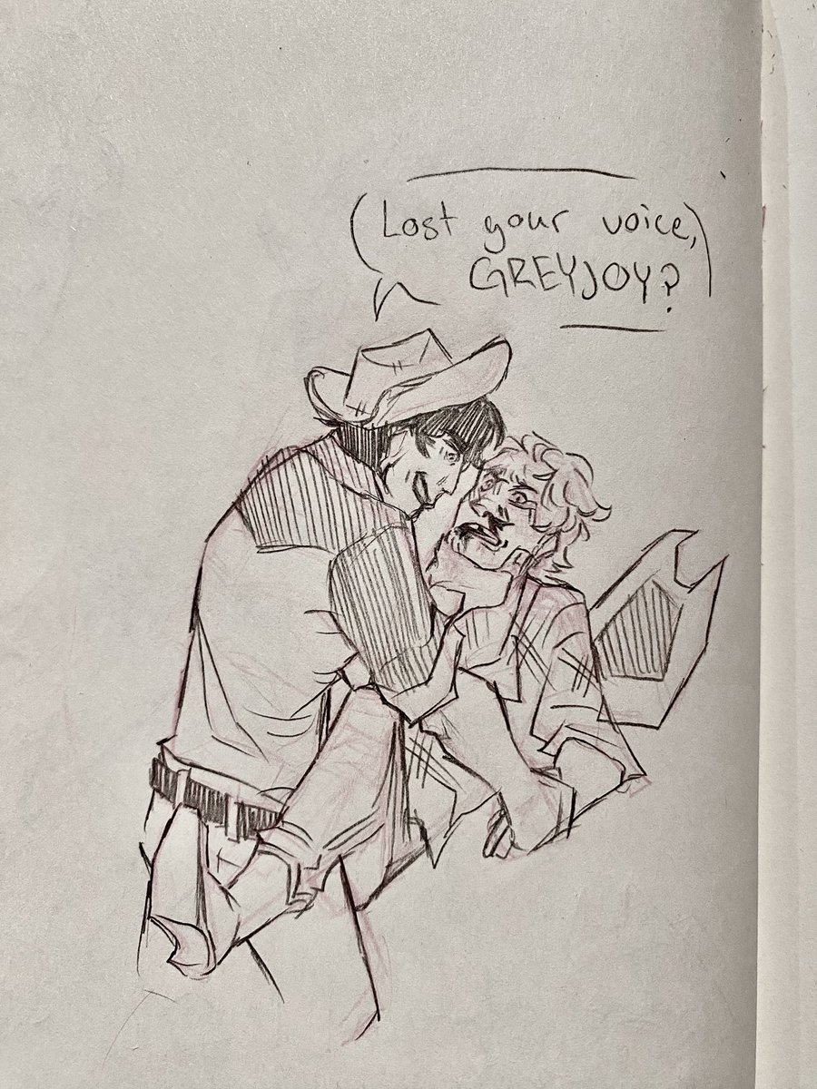 (TW: old art) Throwback to when I was so obsessed with rdr2 that I made a whole thramsay AU around it #gameofthrones #rdr2