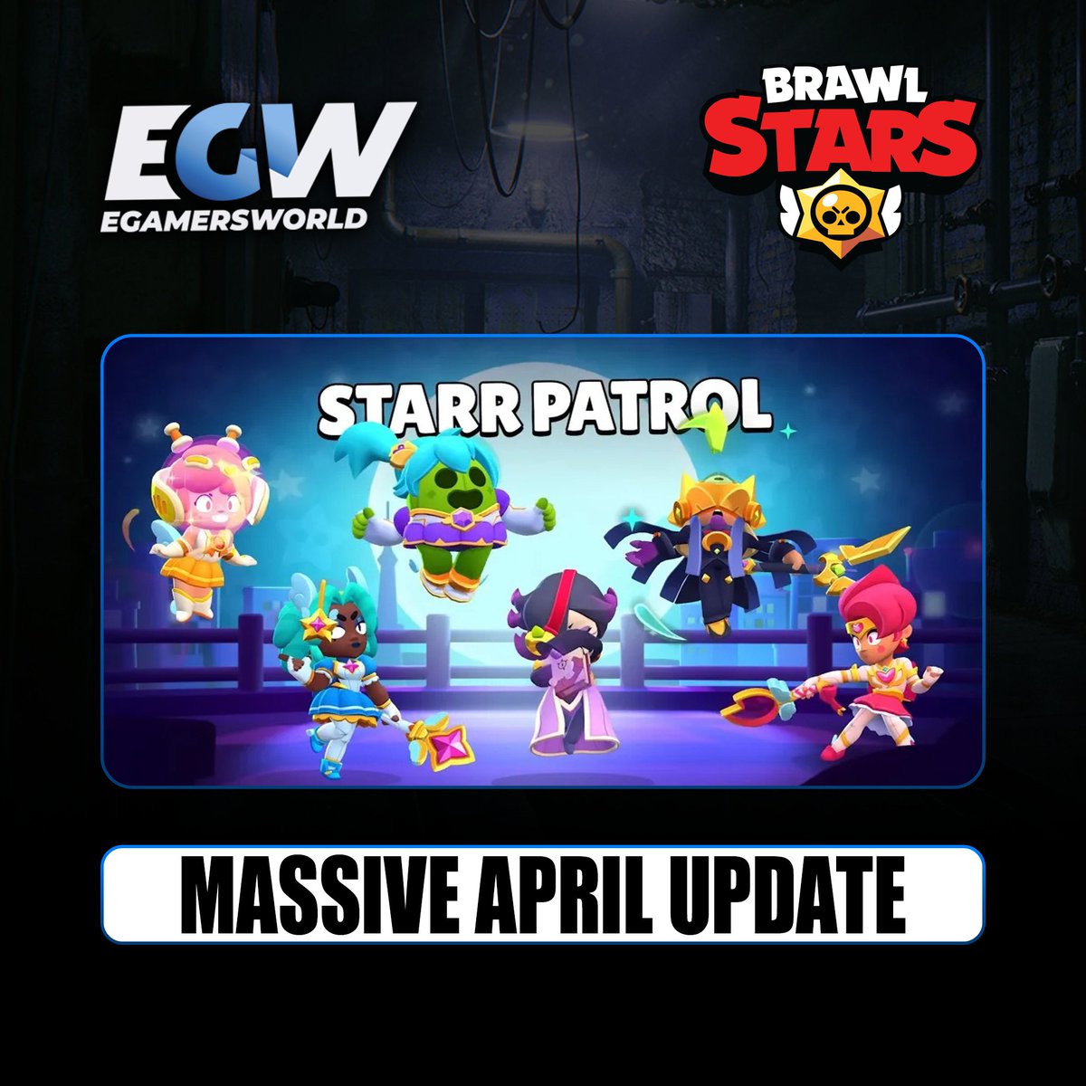 EGamersWorld's tweet image. Brawl Stars just dropped one of its BIGGEST updates ever 🔥
egw.news/gaming/news/34…

3 new Brawlers, My Hero Academia collab, new game modes, Bling rework, and tons of fresh content!

This April update is stacked 👀

#BrawlStars #Gaming #MobileGaming #Supercell #Esports