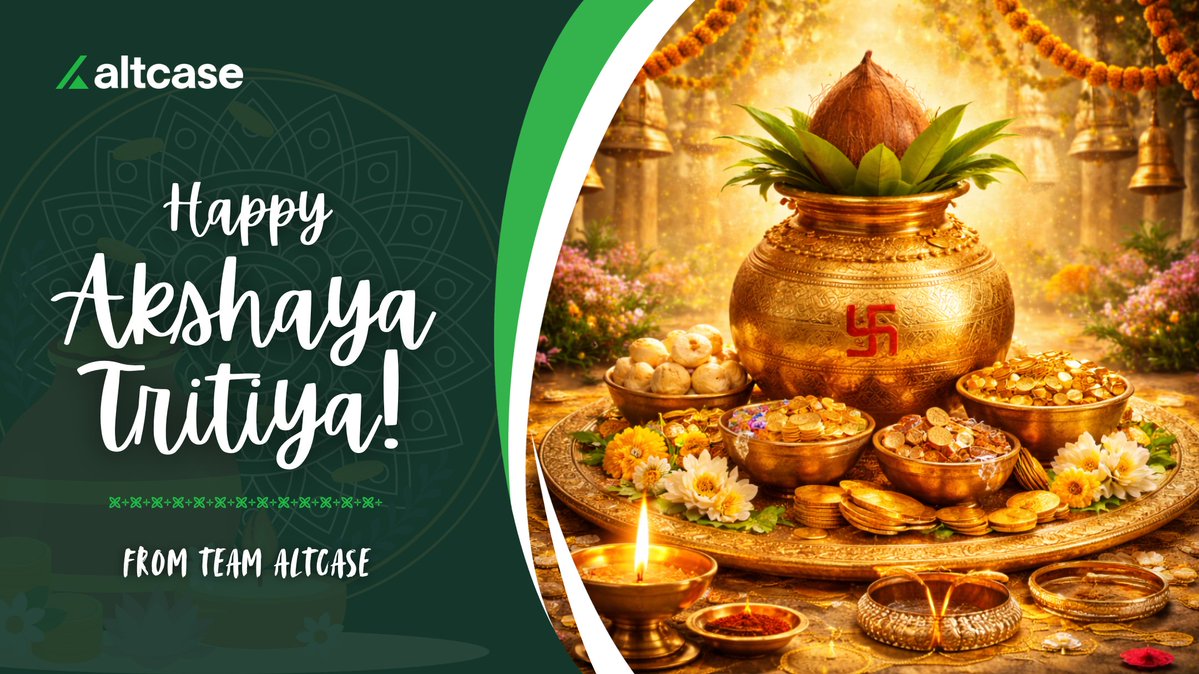 ✨Happy Akshaya Tritiya from Altcase!✨
Here’s to building prosperity that doesn’t just shine today, but continues to grow over time.

#PreIPO #PrivateEquity #PrivateMarkets #UnlistedShares