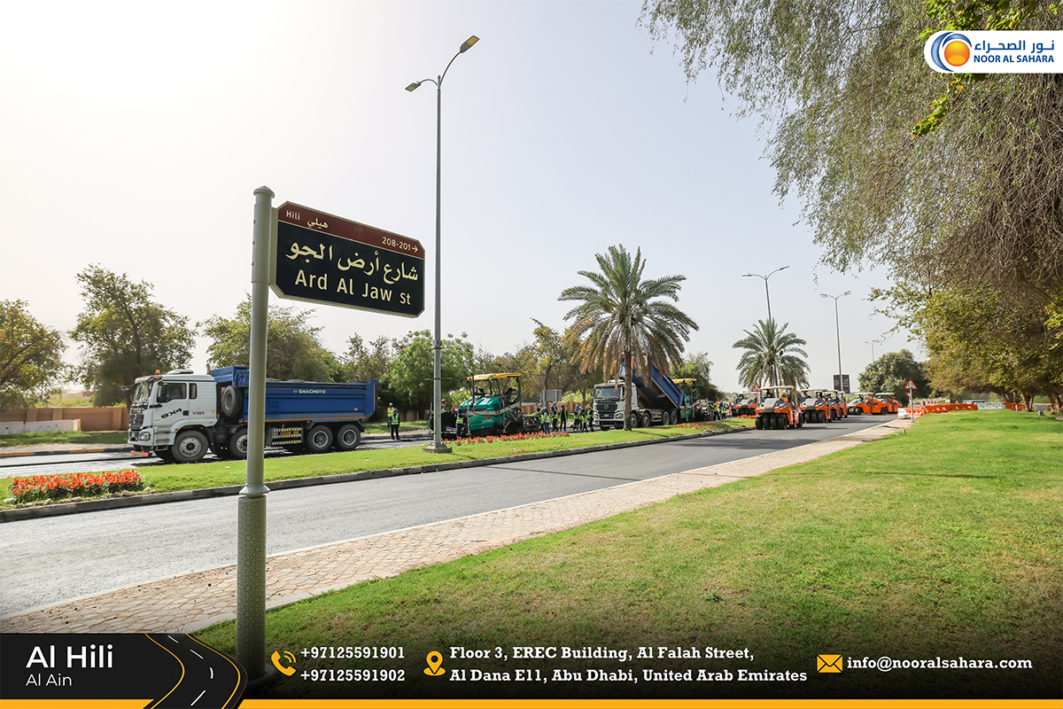 NoorContracting's tweet image. As we move progressively in carrying out one of our major projects with Al Ain City Municiaplity, NAS is proud to share the positive progress our team continues to achieve in the maintenance of urban and internal roads across Al Ain City.

#NAS #AbuDhabi #asphalt #AlAin #roads