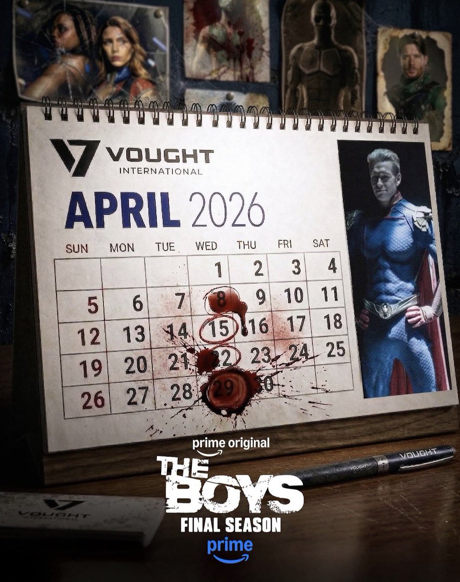 ButcherRising's tweet image. According to the calendar released by #Prime, someone will die on Wednesday… who?
#theboys
