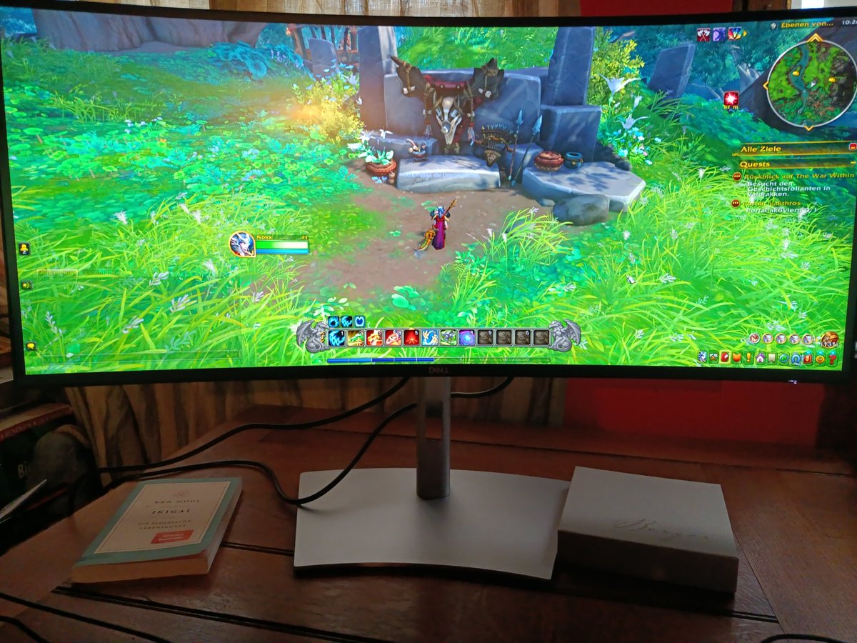 Its a rainy day, so starting again .
<a href="/Warcraft/">World of Warcraft</a> i love the new look. Great job 🙏