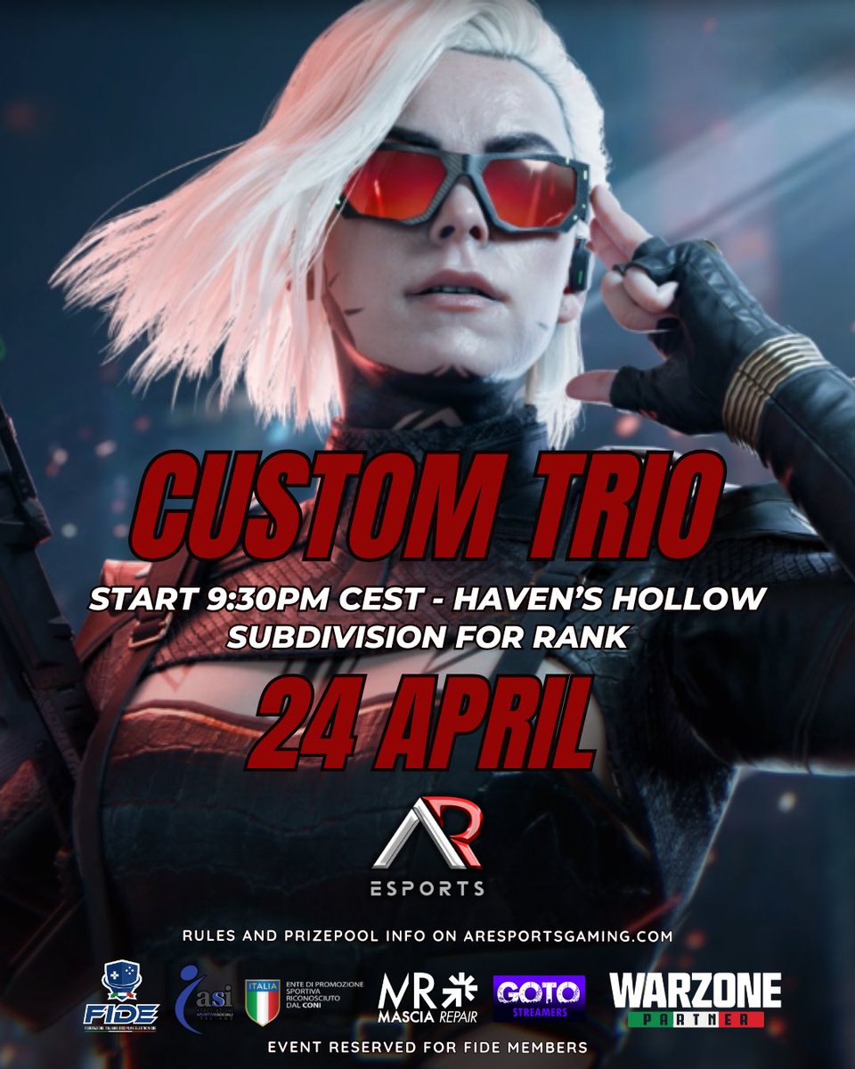 Ar Esports - Tournaments Warzone Call Of Duty tweet media