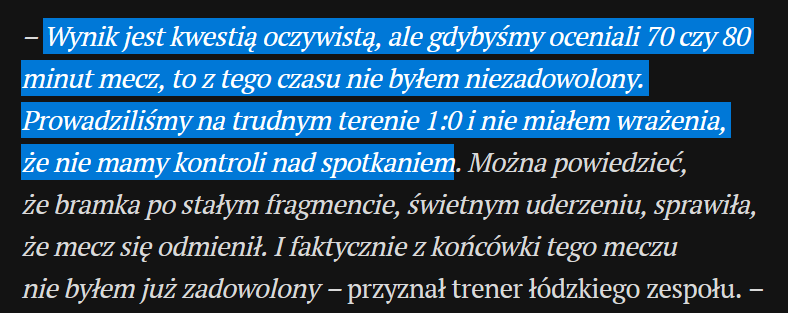 1910YNWA's tweet photo. Nie ma to jak zakłamywać rzeczywistość. Może piłkarze i pion sportowy też podzielają takie opinie? Tu już tylko brakuje słów o strukturalnej dominacji... #RADWID https://t.co/9JwGySFYcN