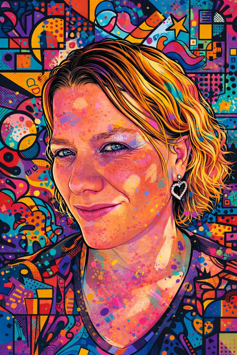 DebbieSchigt's tweet image. Fijne #ART Zondag : ) 

#FijneZondag
#Kunst 

~ Color pop art stijl
~ Geinspireerd op: Het beeld met vleugels in het Louvre is
de Nikè van Samothrake (ook wel de Gevleugelde Overwinning genoemd

#Eventually #Hopefully .. )

* Voor de fun gemaakt met
behulp van Chat GPT