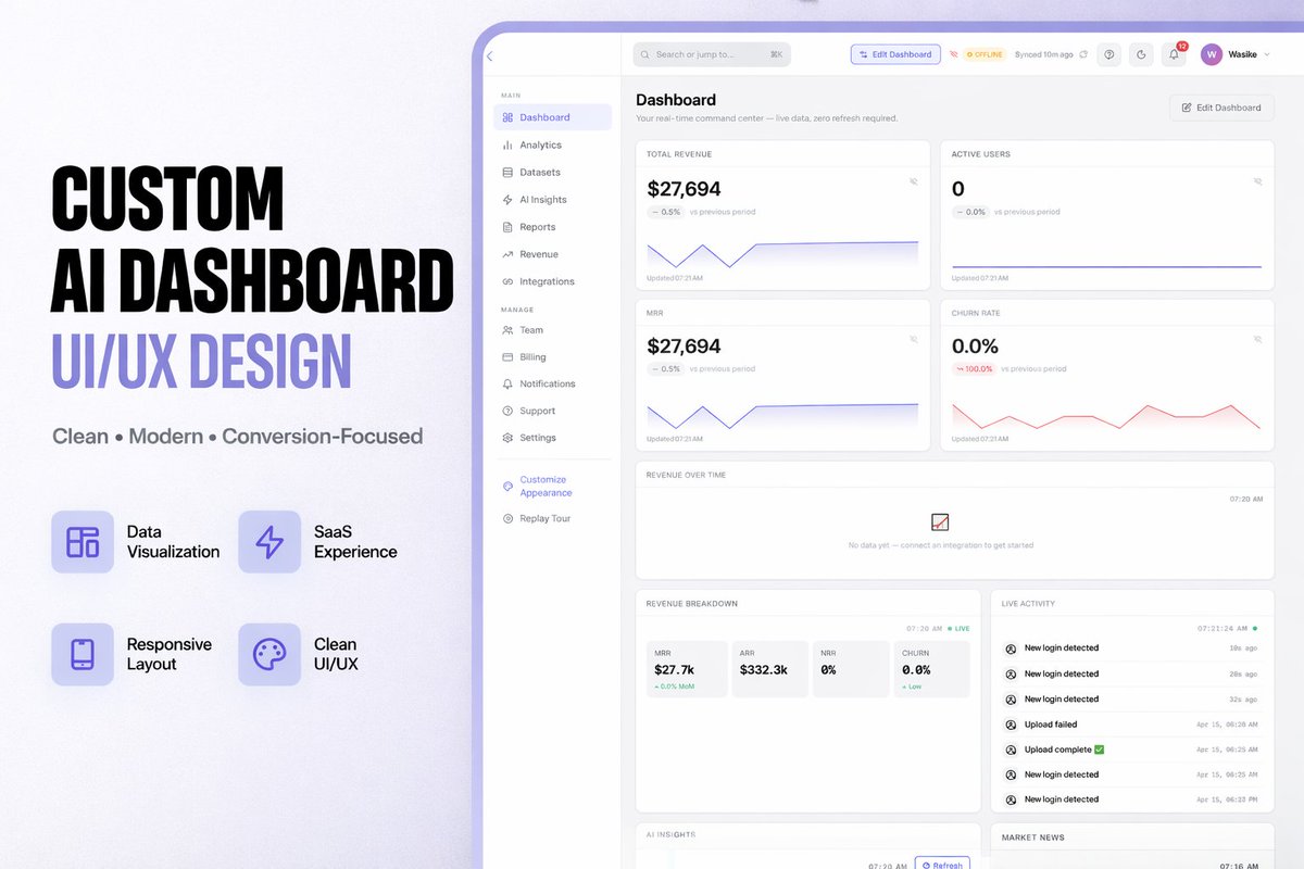 RASHOP17's tweet photo. Your AI didn’t fail.
Your architecture did.
If your product depends on a single model…
you don’t have AI — you have a risk.
I built an analytics system with a fallback layer
so it keeps working even when AI services don’t.
https://t.co/O4lgHmEG0w https://t.co/dm0Zu5It6s