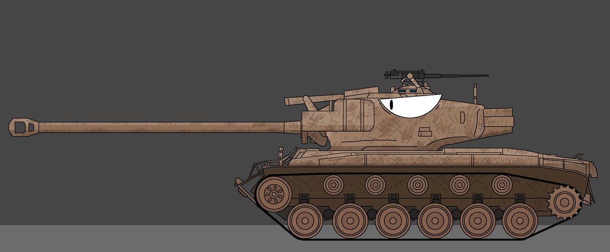 apiphut0601's tweet image. T26E4 SuperPershing tank
 #tank #art #livingtank #livingmachine