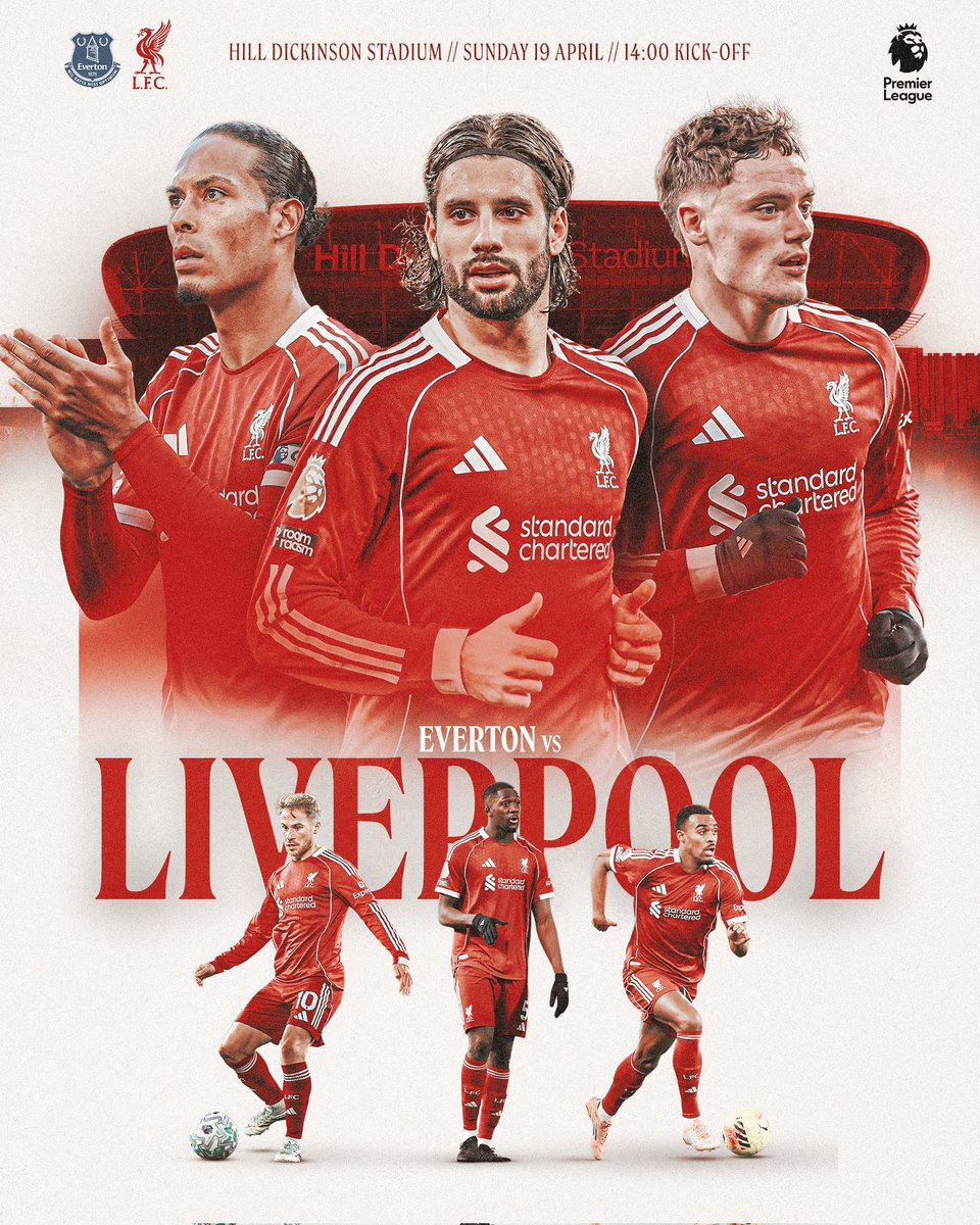 MERSEYSIDE DERBY GIVEAWAY! 🔴🔵
​Predict the correct score for Everton vs Liverpool today and win 5k. 💵
​Rules:
✅ Follow
✅ Like &amp; RT
✅ One comment only
​Drop your predictions below! 👇
​#LFC #Everton #EVELIV #PL