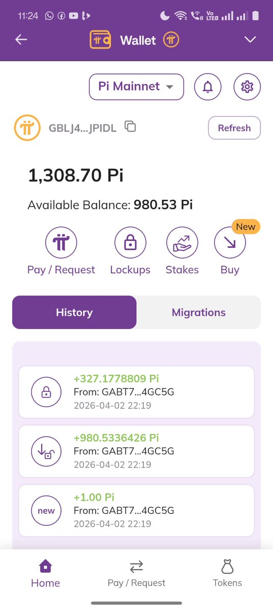 Task72702160875's tweet photo. #Pi Network 🛜 

📸 KYC 2nd Migration — Full Experience & Step-by-Step Process

 ⏰ Migration Timeline:
On 28th March:-I received a notification inside the app & completed the 2FA authentication required for my KYC 2nd migration.

On 2nd April: The migration was successfully completed, & 1308 Pi coins 🪙 were credited to my wallet.

🔔 What to Expect During the Process:
If you encounter a similar migration notification, the app will guide you through the necessary verification steps.

🔐 Required Steps for 2nd Migration:
You’ll be prompted to complete Two-Factor Authentication (2FA), which involves:
• Receiving an OTP verification code in your email 📨
• Entering your seed phrase to securely confirm and authorize the migration balance

✅ After completing all verification steps correctly, the migration will proceed smoothly & your balance will be transferred to your wallet.

@PiCoreTeam