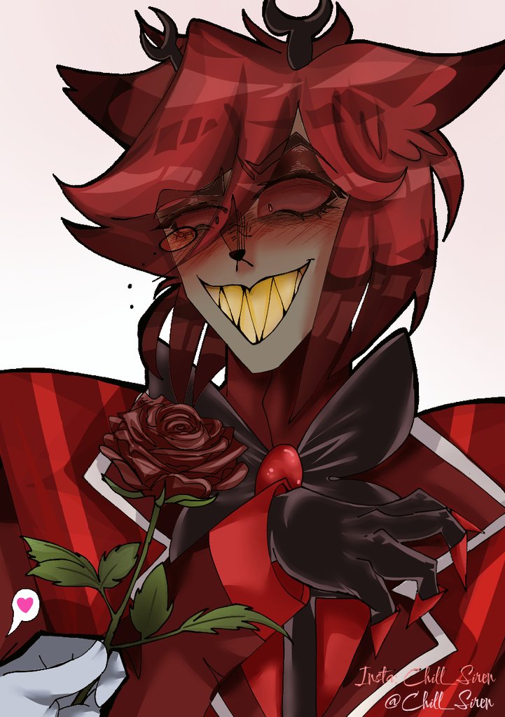 Chill_Siren's tweet image. 🌹🦌📻 (A free rose) :3
#HazbinHotelAlastor #Hazbin_HotelFanart  #Alastor #hazbinhotel •°•`'