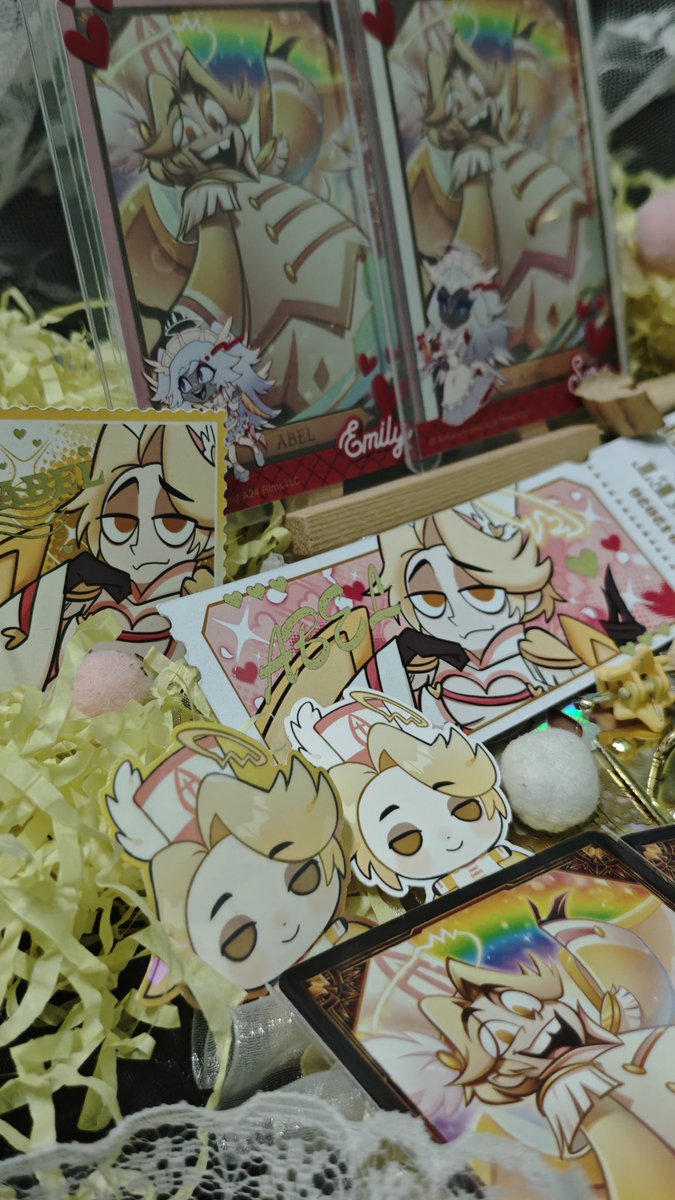 Tinny_apple's tweet photo. Abel merch  💛🪽
#HazbinHotel #HazbinHotelAbel https://t.co/Z9isciZLYZ