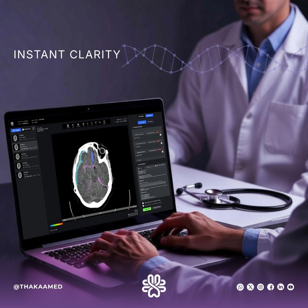 Thakaamed's tweet photo. The slowest part of any clinical decision isn't the doctor — it's waiting for the right information.
Real-time AI insights mean the data is there before the question is even asked.

What's the one decision in your day that suffers most from delayed information?

#صباح_الروقان https://t.co/uO0H2pSNld