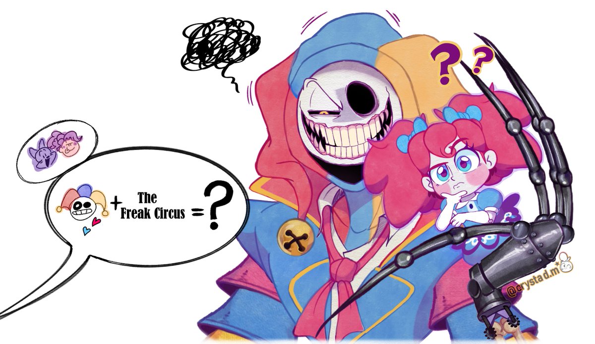 DelCrysta's tweet image. Gran PLAN ✨ Poppy Playtime
🗒️: It was all a plan by Catnap and Lily for the prototype to do their Harlequin version of the game" The Freak Circus."
(Poppy doesn't know what the game is about) #PPT夢 #poppyplaytimeprototype #poppyplaytimefanart #fanartppt #thefreakcircus