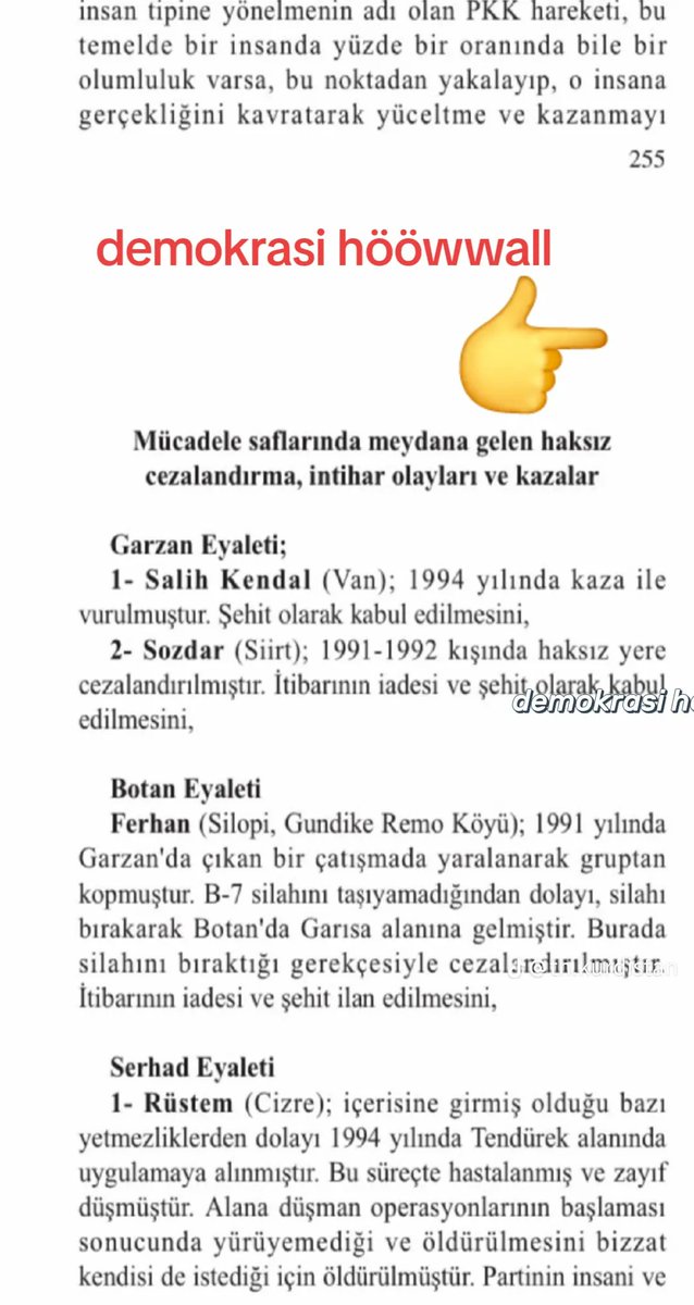 Nsilivi's tweet photo. Yorum yapmiyarak yazilanlari paylasiyom:Pkk nin icindeki yapilan iç infaz #itibari #iade yapilan baziları.
Psikolojisi bozulan birini eve göndersen partiye zara vere bilr șuphesi infaz edilmiș arkadași kacamasi kendiside kacabilir șuphesi infaz edilmiș
binlerce boyle.... https://t.co/CcG74deN0J