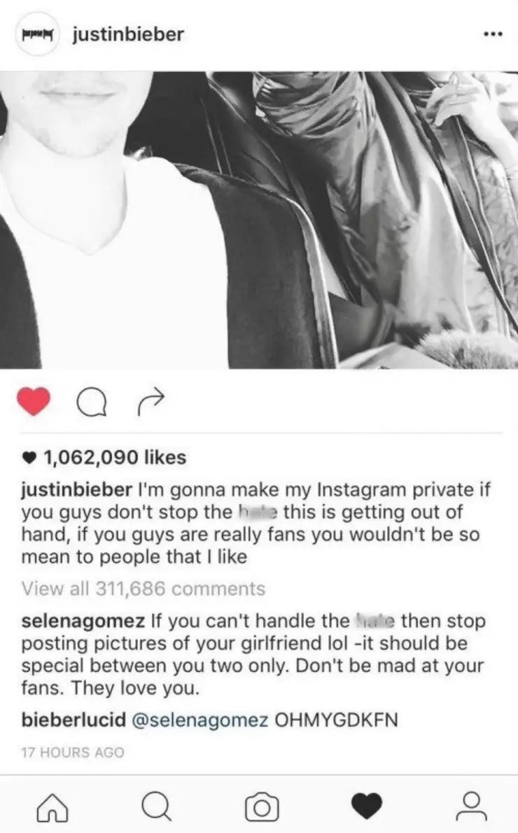 mo0nhazz's tweet photo. @sabresens @jarianaoutdid the selena who defended people being racist towards sofia richie just bc he’s justin’s gf at the time? sure… https://t.co/iribg5Gi20