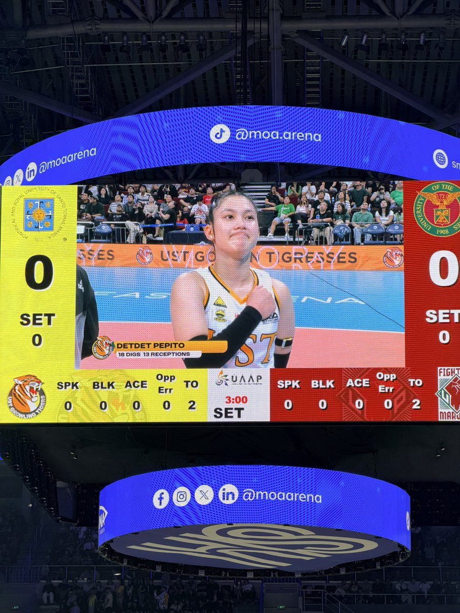 asvelasquezz's tweet photo. Our POG is crying 🥹 Congrats Detdet and UST! 🐯🥳 https://t.co/AuTXJuoy6S