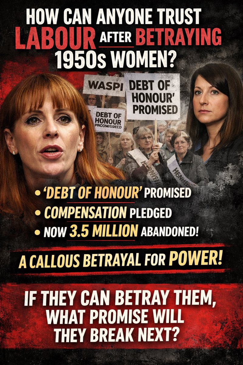 50sWOWPembsCarm's tweet image. How can anyone trust Labour after what they did to #50swomen #WASPI?  They stood with them; they posed with them; they promised a debt of honour; the set up a fully costed, evidence based compensation framework! Once in office they did an unforgivable u turn!!!