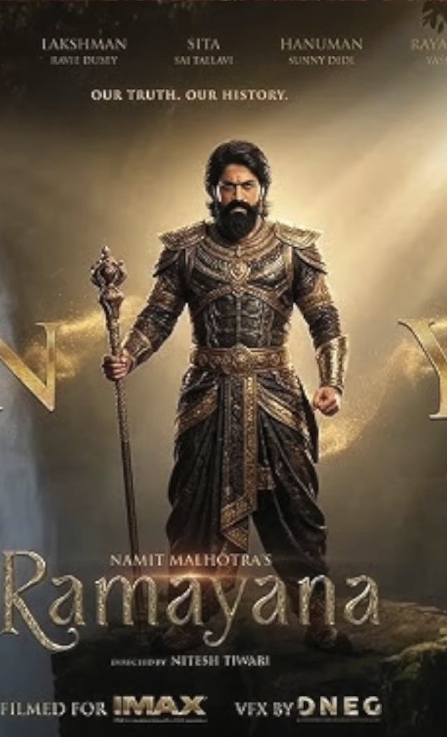 Karthi1992435's tweet image. #Newlook
Of yash as ravana

#ramayana #toxicthemovie