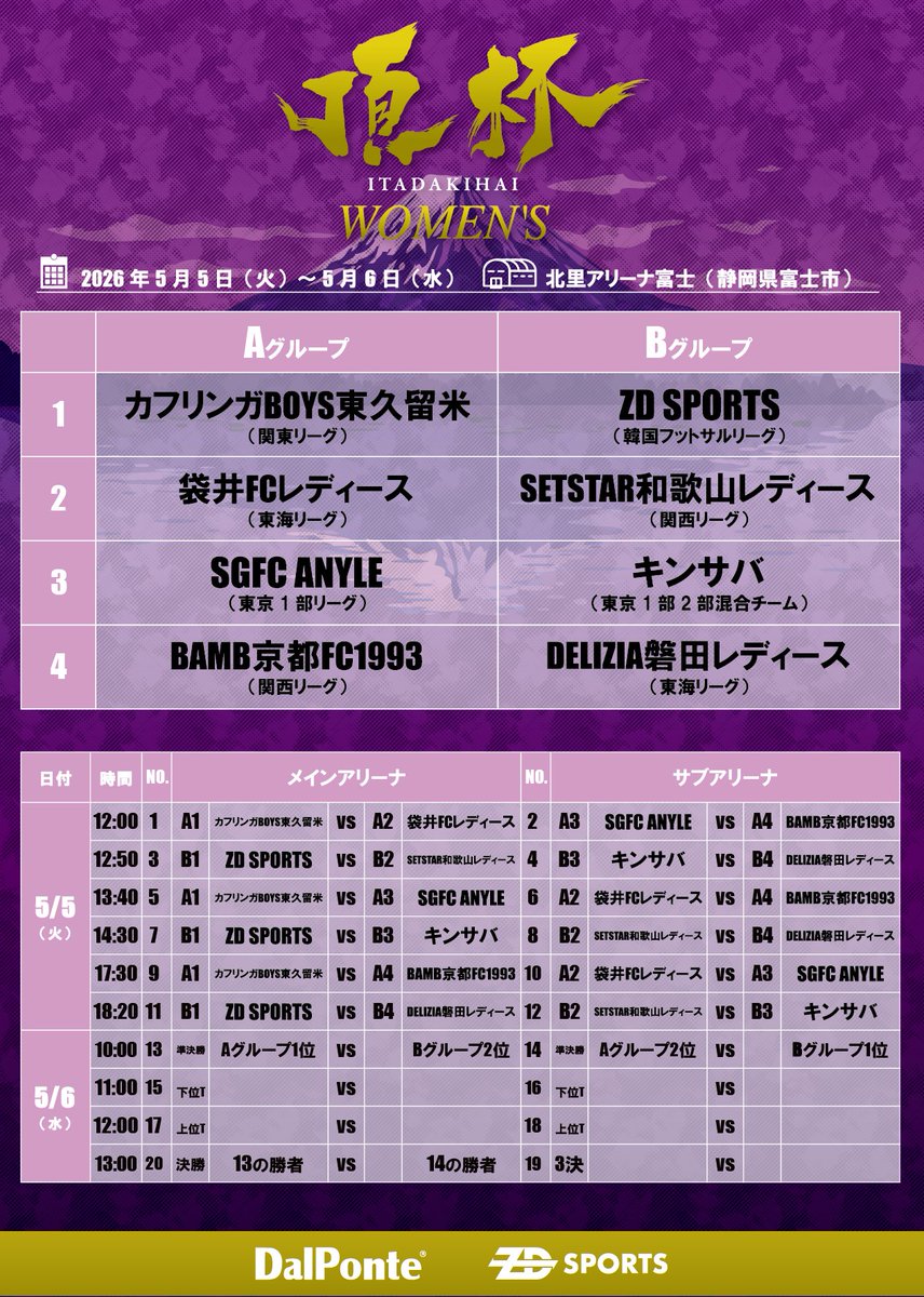 頂杯｜第13回 ＠富士北里アリーナ tweet media