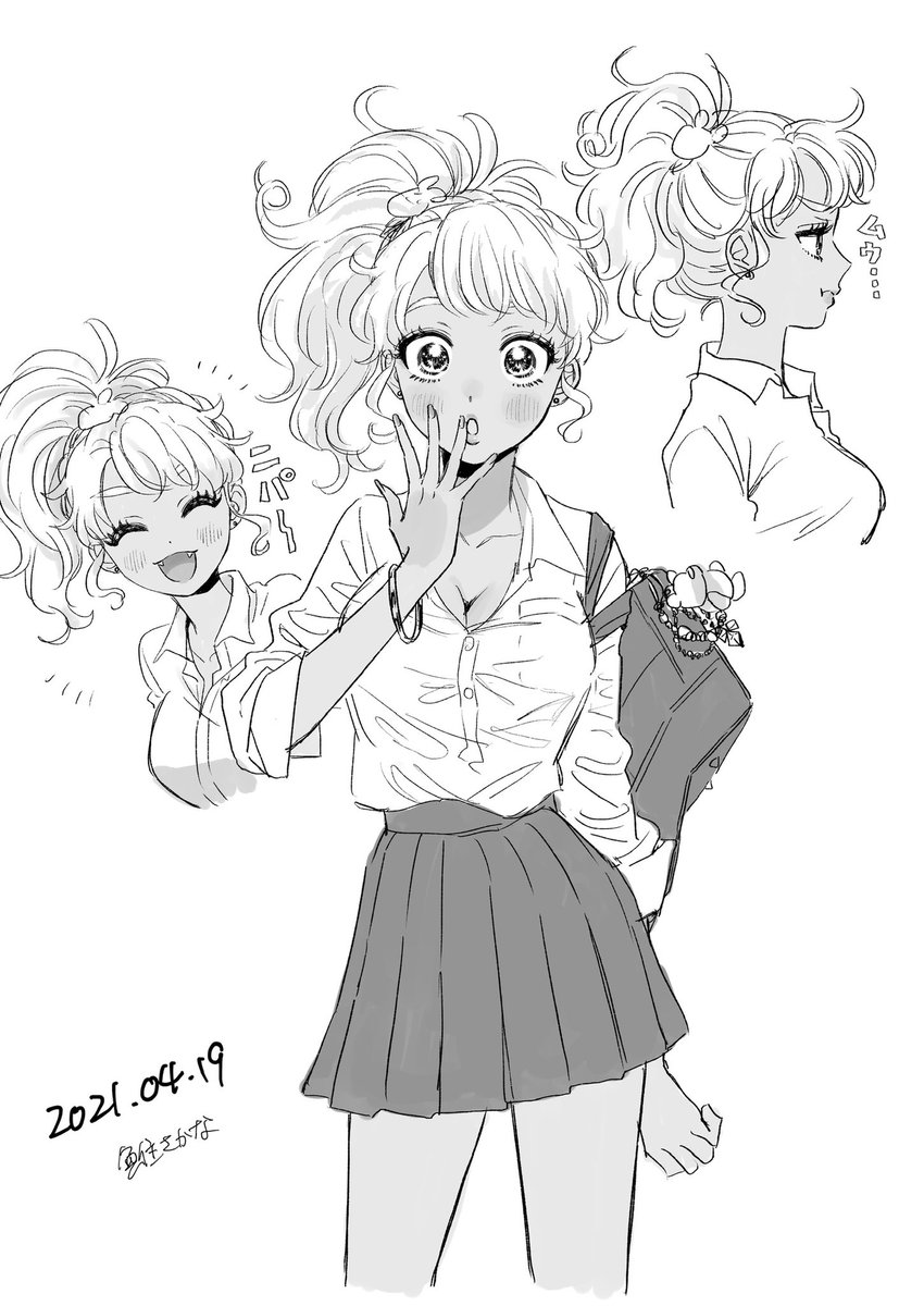 いぢちお誕生日おめでとう🥳❣️
というわけで、連載開始前のキャラデザ固め用に描いていたらくがきをお蔵出しします。結構印象が違うかも？