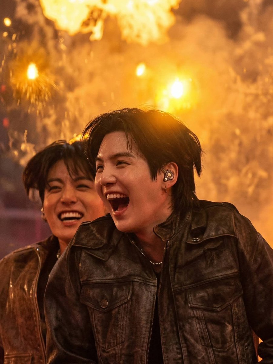 asiaticos_fofos's tweet photo. Eles estão explodindo de felicidade💜
#bts #army #jungakook #suga #bts_arirang_world_tour https://t.co/xuqVttNFpf