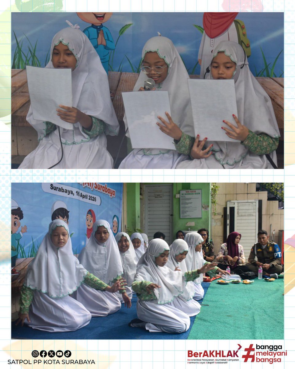 satpolppsby's tweet image. Karena menanamkan kedisiplinan bisa dimulai dari langkah kecil, sejak usia dini. 💡
Terima kasih atas antusiasme luar biasa dari adik-adik MI Mambaul Ulum Surabaya.

#satpolppsurabaya #satpolpphumanis #gts #pemimpinmasadepan #surabaya #humanis