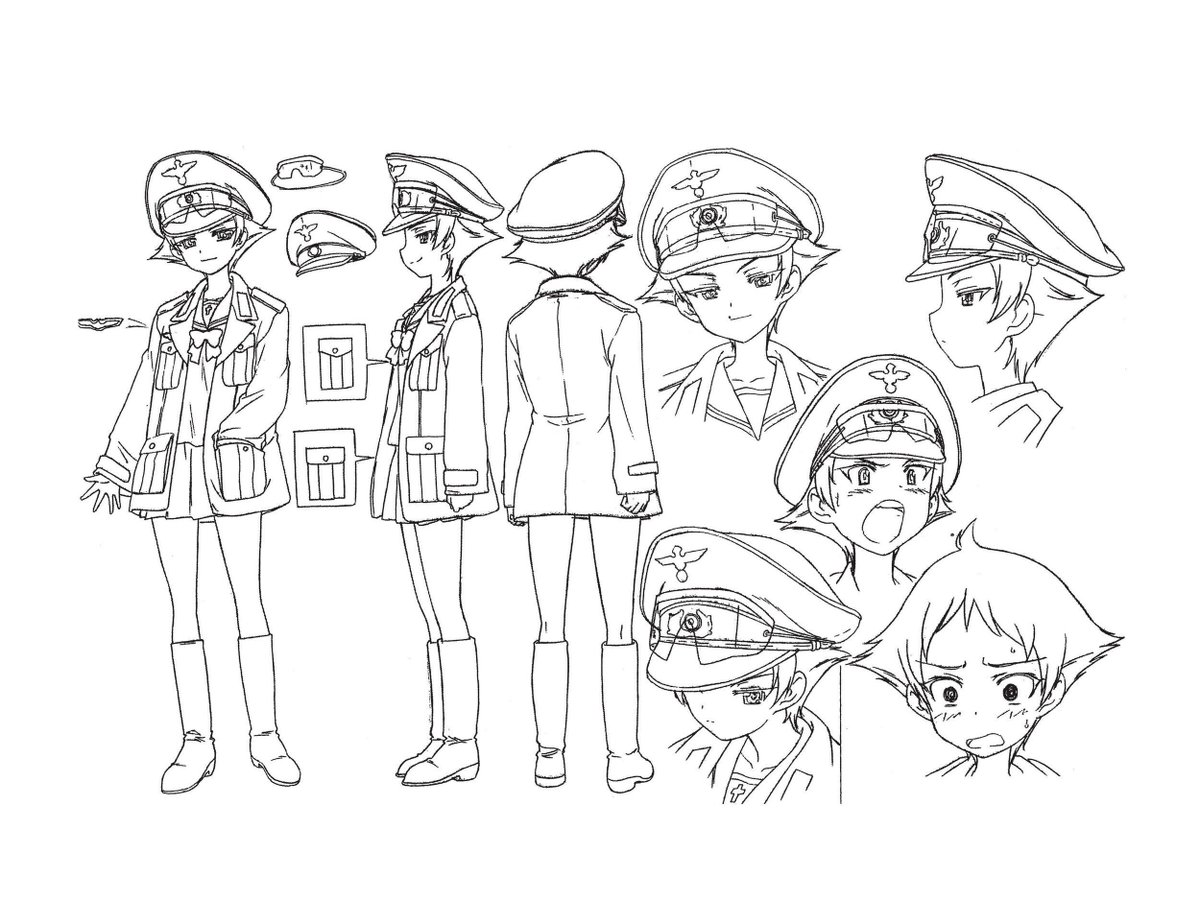 CDReferences's tweet image. Art of Girls und Panzer →  buff.ly/qoCLYGO

#animation #conceptart #modelsheet #characterdesign #visdev