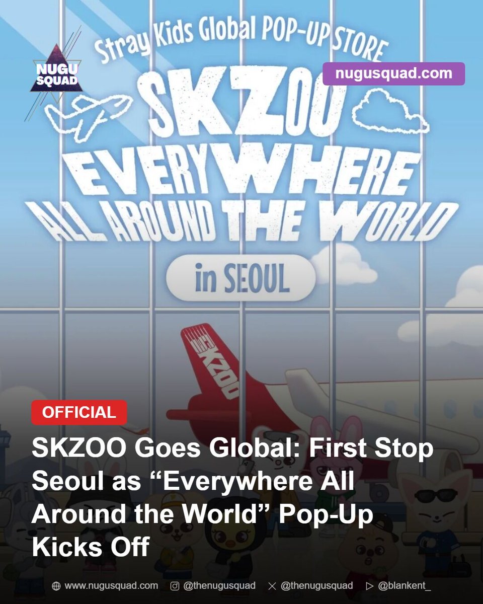 TheNuguSquad's tweet image. 🔗 Read more: nugusquad.com/article/skzoo-…

SKZOO Goes Global: First Stop Seoul as “Everywhere All Around the World” Pop-Up Kicks Off

#Official #StrayKids #straykids #skzoo #skz #popup #popupstores #straykids #straykidseverywhereallaroundtheworld #kpop #nugusquad