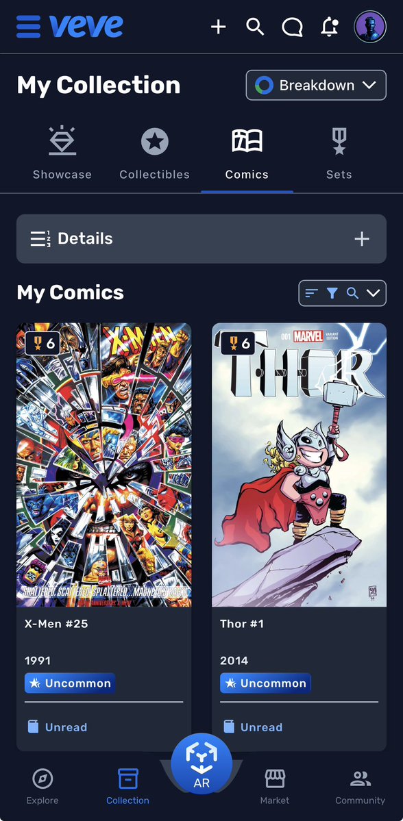 TheCrayMountain's tweet image. Collectibles and Comics screen on #VeVe app
📺 
That’s mine

Feel Free To Share Yours #DigitalCollectibles #Dico #NFTs