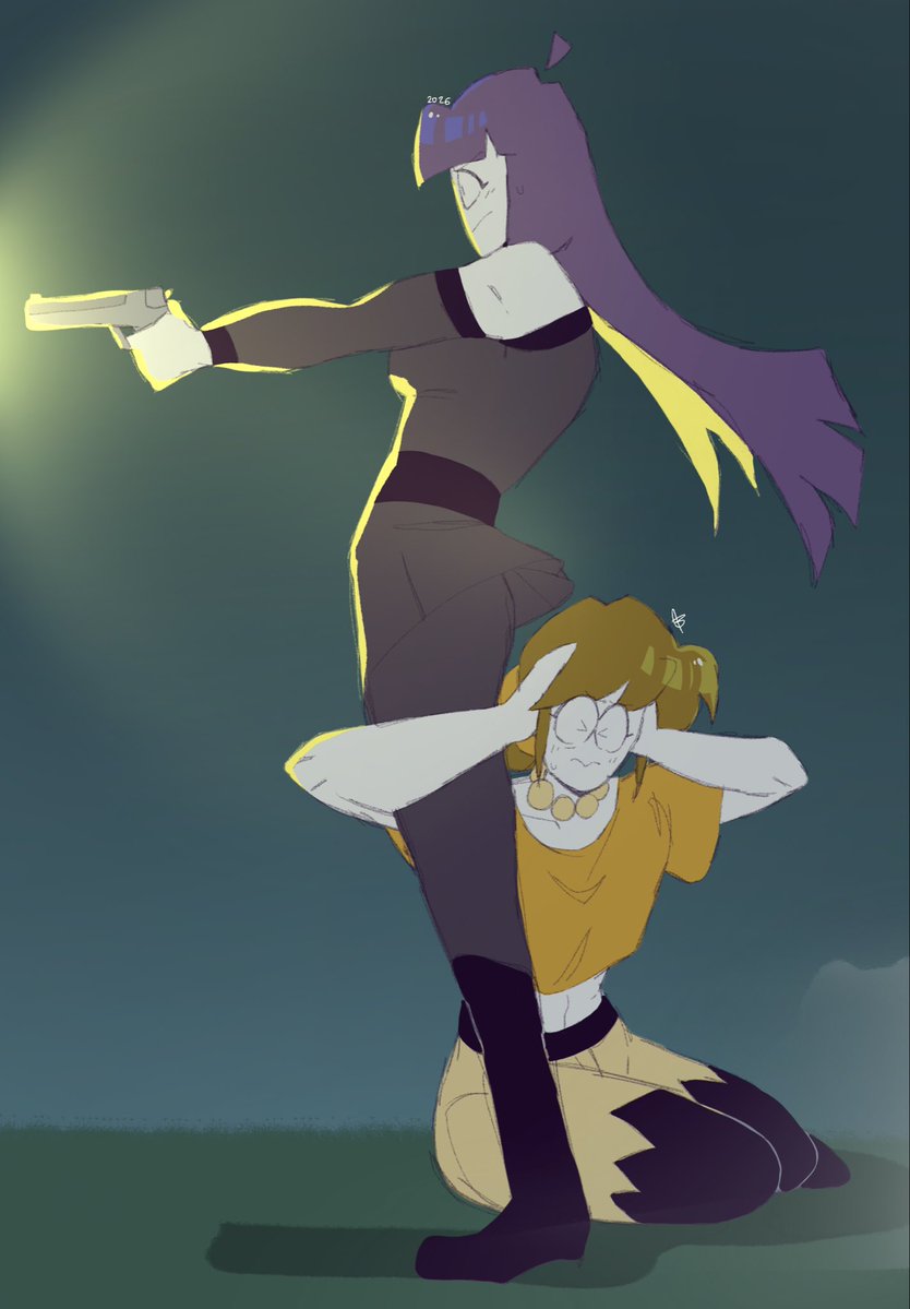 Ania_chanUwU's tweet image. Her stuff way 
#spookymonthfanart #spookymonth #lila #jaune