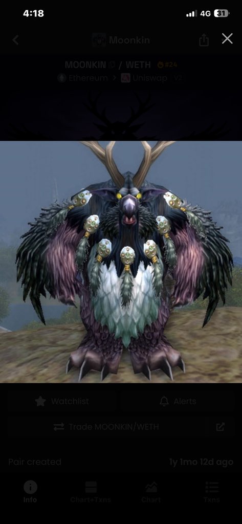 Kashif44038204's tweet photo. Bull is coming, and Moonkin will shine as the brightest star on ETH! 🌟 Representing Vitalik's original vision for Ethereum. 
0x968dC061290f76f90B3b939cC9380D47d79A54C5
#Moonkin #Ethereum #eth https://t.co/vsuBejuRqr