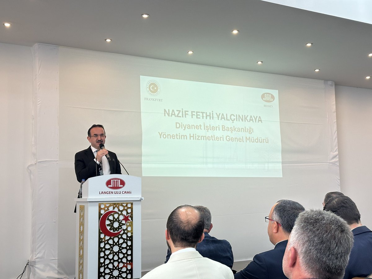 2026 Vekaletle Kurban Organizasyonu Tanıtım ve Bilgilendirme toplantısı için Frankfurt’u teşrif eden Yönetim Hiz. Gen. Müd. Nazif Fethi YALÇINKAYA hocamıza teşekkür eder organizasyonun hayırlar getirmesini Yüce Allah’tan temenni ederim.

#KurbanınıPaylaşKardeşinleYakınlaş