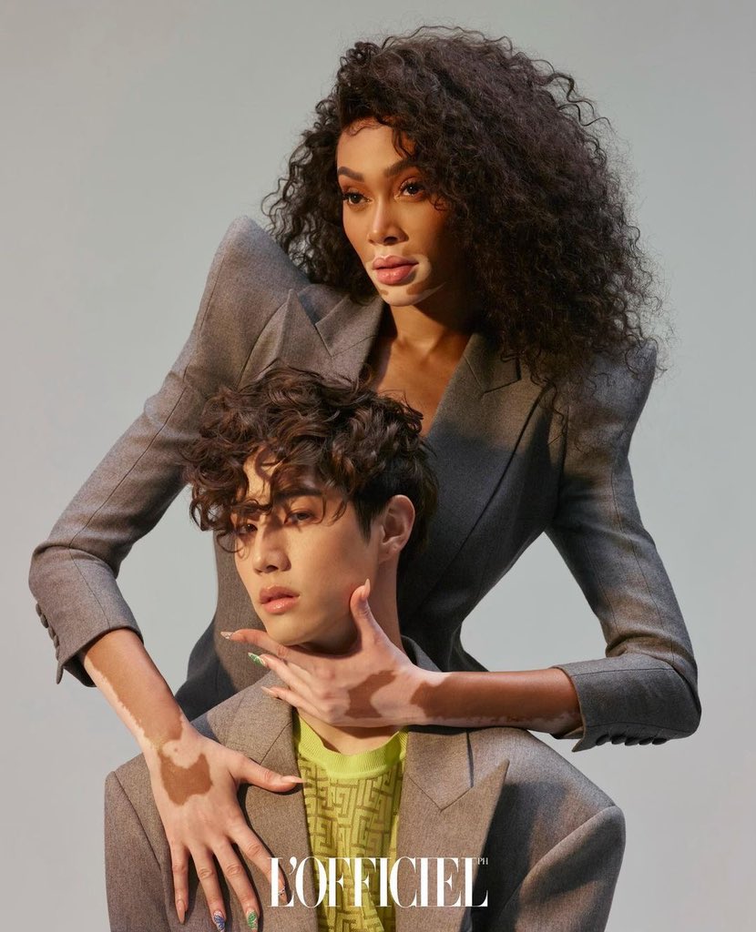 miloxmark1's tweet image. Mark Tuan and Winnie Harlow front L’Officiel Philippines

#MarkTuan @marktuan @DNAmngmnt