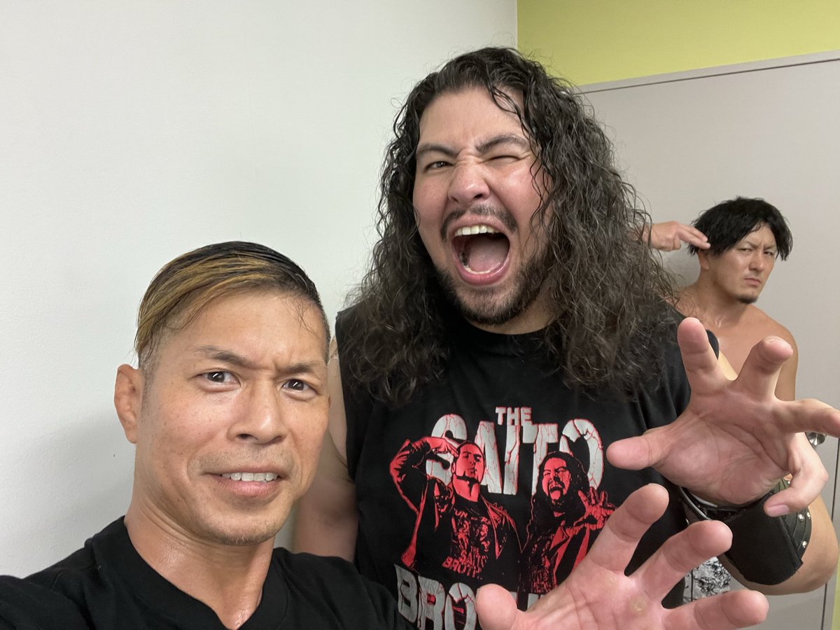 FujinohanaRei's tweet image. 勝ったぜ‼️‼️
そしてプロレスラーは超人だからな🔥🔥
ジュンも元気いっぱいに戻ってくるぜ💀🍰🫘
#ajpw #CC2026 #斉藤ブラザーズ