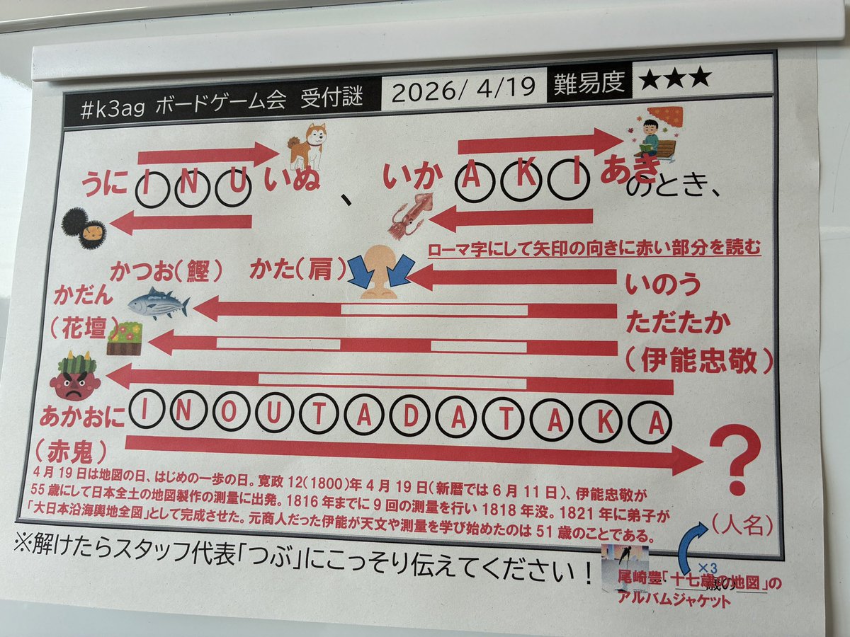 北三陸アナログゲームズ（八戸ボードゲーム会） tweet media