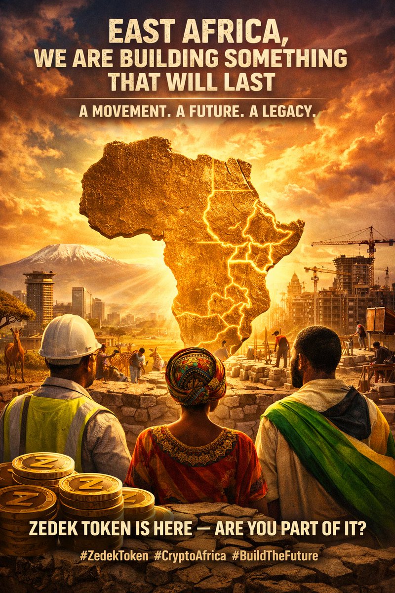 East Africa, this is more than a project — it’s a movement.
We are building something that will last for generations.
<a href="/zedektoken/">ZEDEK TOKEN</a>  is here with you.
Will you be part of the journey?
#ZedekToken #Web3Africa #Kenya #Uganda #Tanzania  #CryptoCommunity