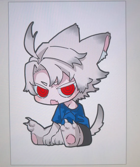 せっかく描いたのになぜかスマホに転送出来ないルド…