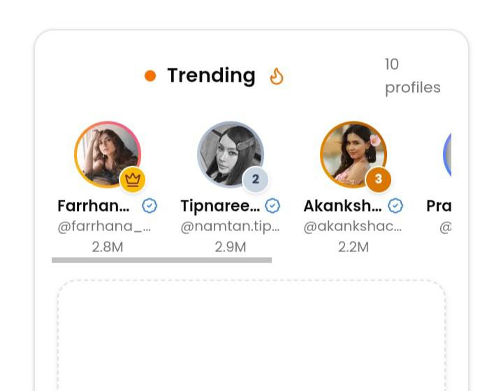 TOP SPOT SECURED 👑🔥

Hana’s IG profile is sitting at No. 1 on the trending list like it was always meant to be 🫶

No shortcuts, just pure love and unstoppable support ❤️‍🔥

And trust this… we’re not moving from here anytime soon 🚀

Source: Instastatistics 

<a href="/Farrhana_bhatt/">Farrhana Bhatt</a>
