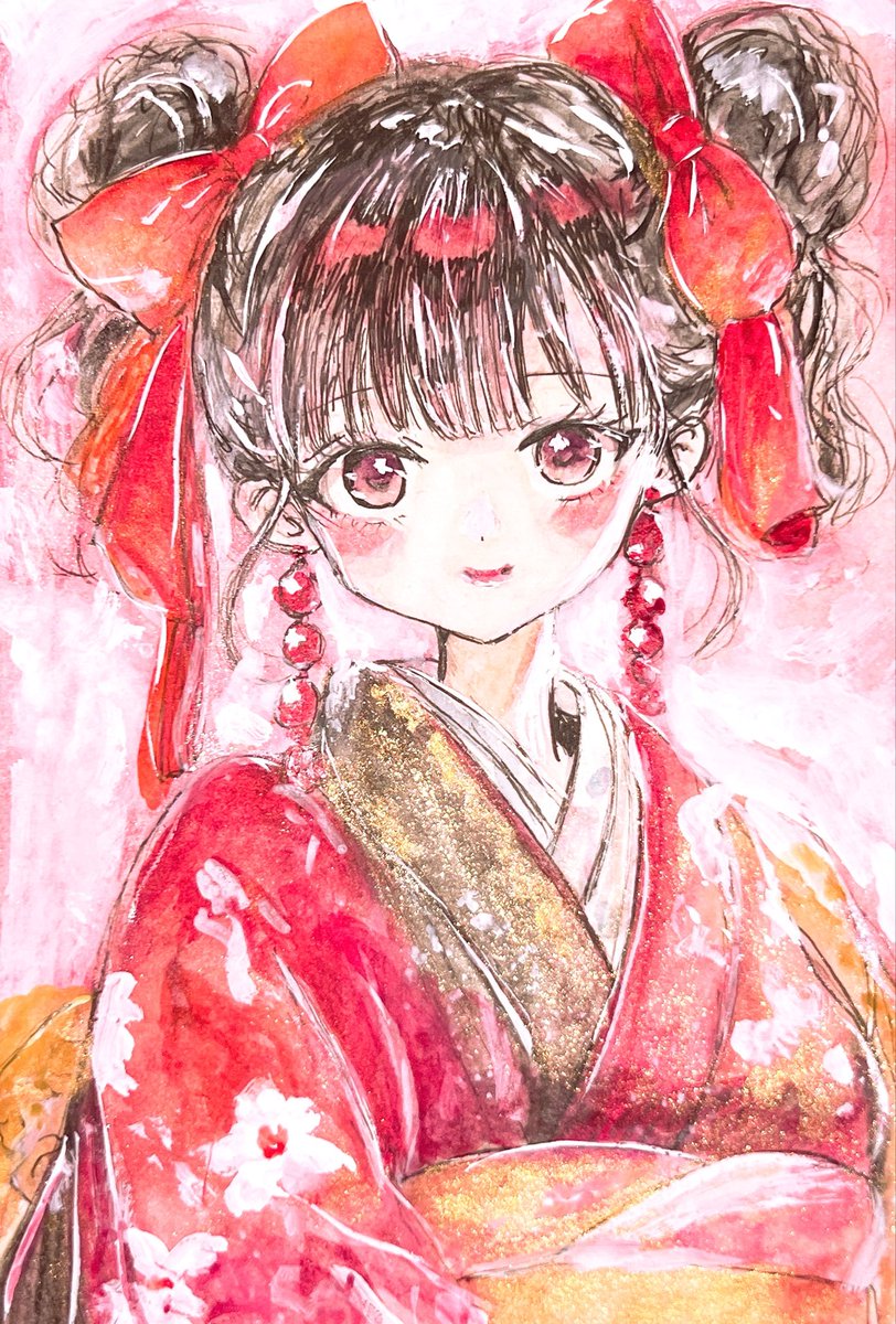 #イラスト #透明水彩 #アナログ原画 #絵描きさんと繋がりたい