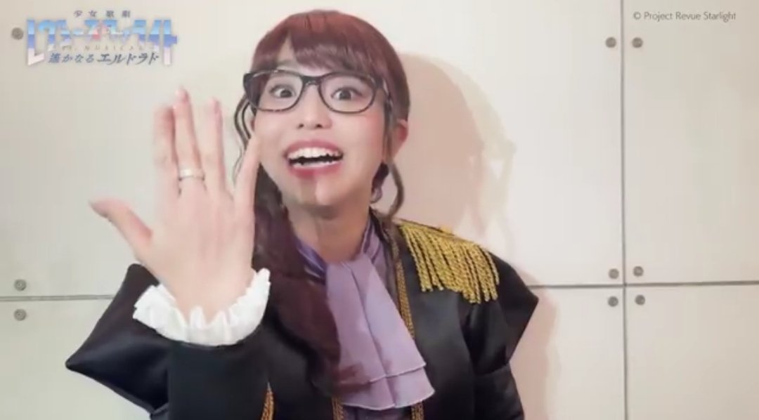 She's showing off that ring like she got engaged