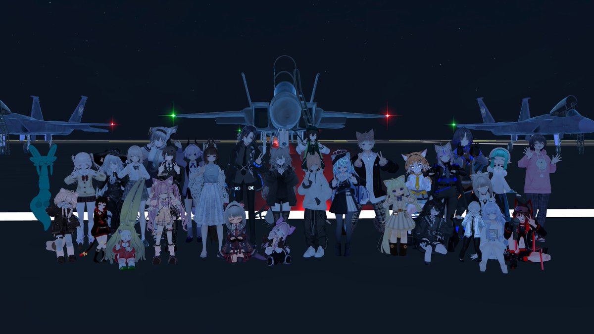 Dogsaw75's tweet photo. ゆるゆるエアショー2番機を担当させていただきました。初めての披露する側でめっちゃ緊張したけどたのしかった… #私立VRC学園 #YYAC https://t.co/iqnUuSSAh2