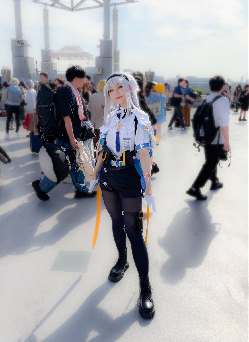 久しぶりのコスプレ、やっぱり楽しかった！
また自分も活動したくなるなあ…

売り子で呼んでくれた角笛の練習室さん(<a href="/PRACroom_for_hr/">角笛の練習室📯 にじそ11【西2 ぺ-16】</a> )、ありがとうございました🚓🐾
#にじそうさく11