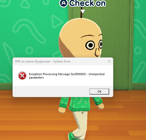 HE CRASHED MY FUCKING GAME