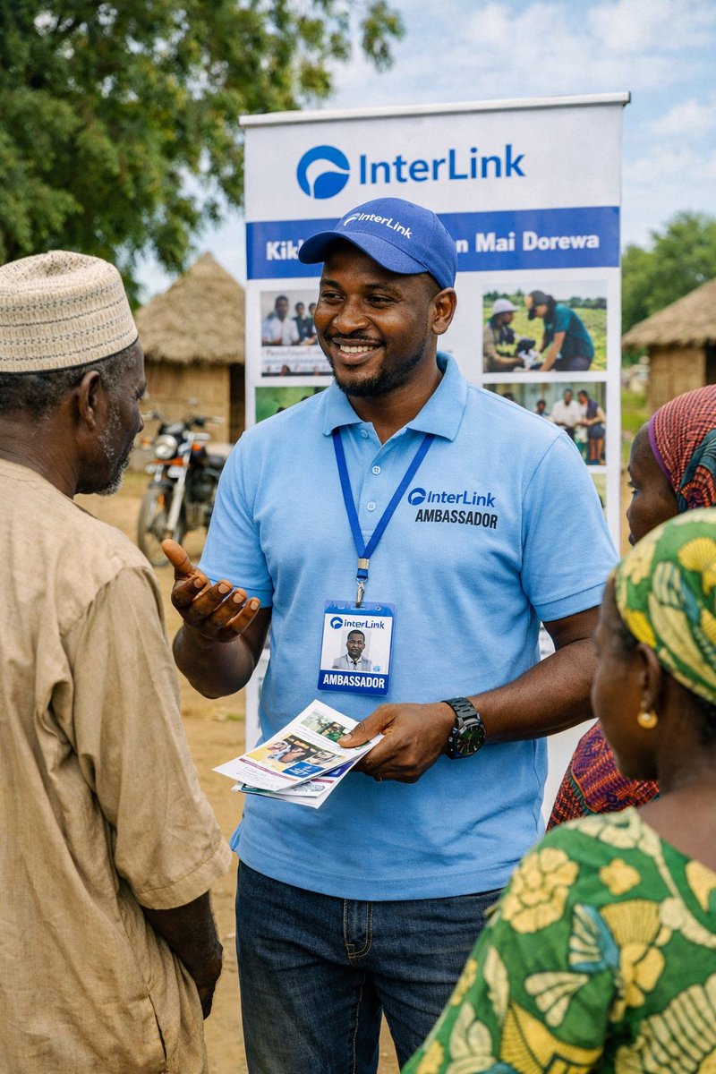 Ibrahim0108855's tweet image. Building bridges and creating opportunities! 🌍 Our ambassadors are on the ground, engaging with the community and sharing the vision of InterLink. Together, we are driving progress and empowering people through innovation. 🚀 #InterLink #CommunityFirst #AmbassadorLife #Innovatio