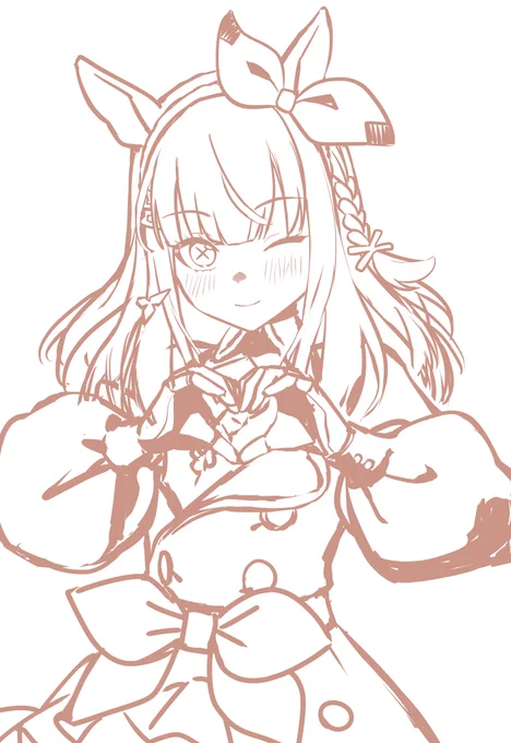 らふ→線画
タイムラプス撮り忘れました...😇 